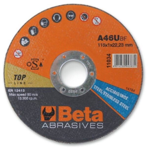 Disco corte de acero inox 1,0 115 Beta 110340022
