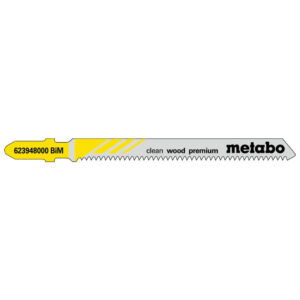 Hoja para sierra de calar "CLEAN WOOD PREMIUM" 74/1,7mm (5Uds) Metabo 623948000