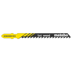 Hoja para sierra de calar "FAST-WOOD" 74/4,0 mm (3Uds) Metabo 623964000